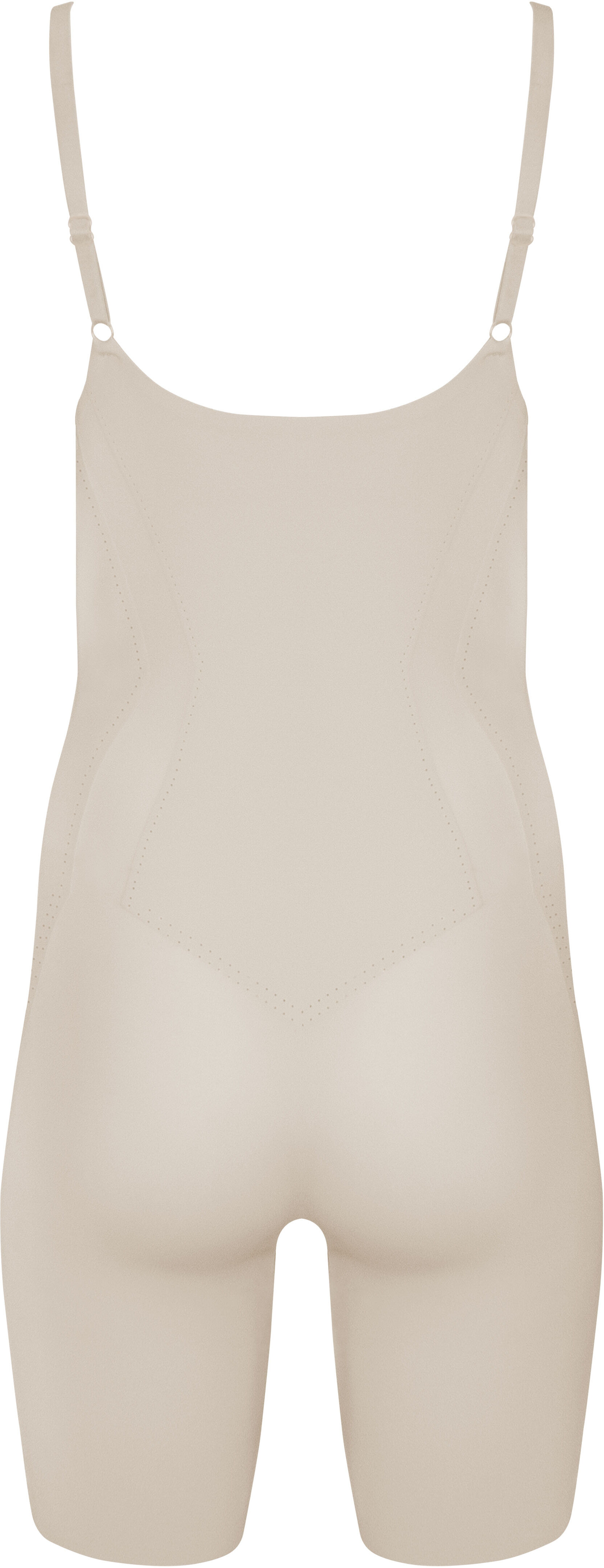 Shaping-Body MAGIC BODYFASHION, Damen, Gr. L, N-Gr, beige (latte), Mikrofaser, Obermaterial: 75% Polyamid, 25% Elasthan, Bodys Shaping-Body, feste Formung von Bauch, Taille, Rücken und Oberschenkeln