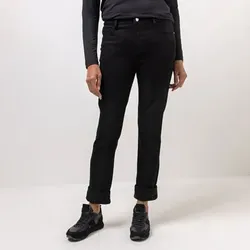 STEFFEN SCHRAUT Jeans, knöchellang 5-Pocket-Style Zieraufschlag gerades schmales Bein