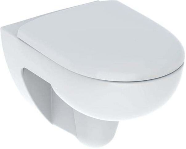Geberit Renova Set Wand-Tiefspül-WC mit WC-Sitz 500801001  spülrandlos, weiß