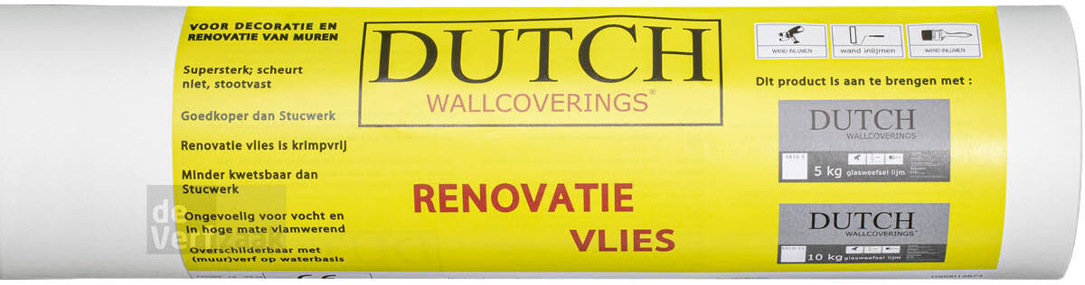 Dutch Wallcoverings Renovlies 150 grams 25 x 1 mtr
