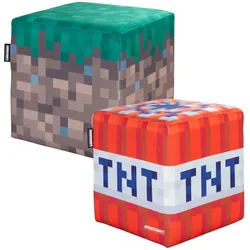Phoenix MINECRAFT - Sitzhocker, Pouf, Ottomane, Fußablage