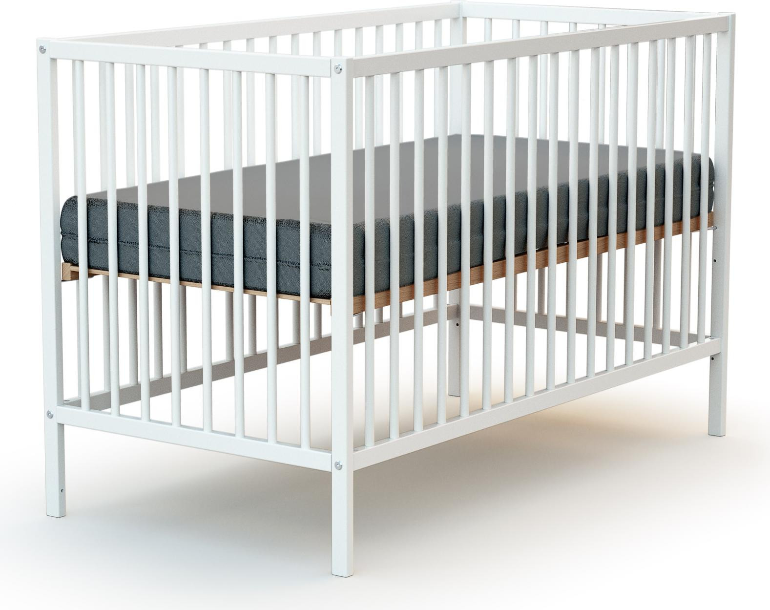 WEBABY Houten babybedje ONE 60x120 cm