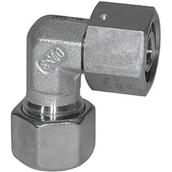 Riegler, Schlauchanschluss + Schlauchverbinder, Einstellbare Winkel-Verschraubung, Dichtkegel, Rohr-AÃ ̧18 ES (Schlauchverschraubung, 18 mm)