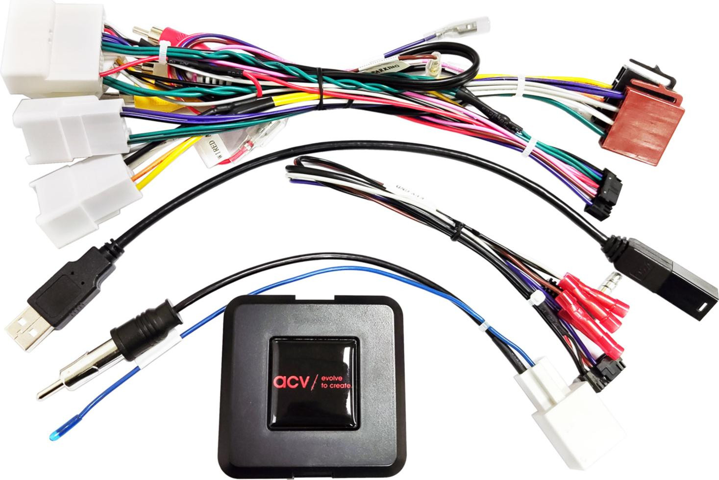ACV Multipool connectoren voor LFB Toyota voertuigen met 10, 6, 28 en 24 pinnen