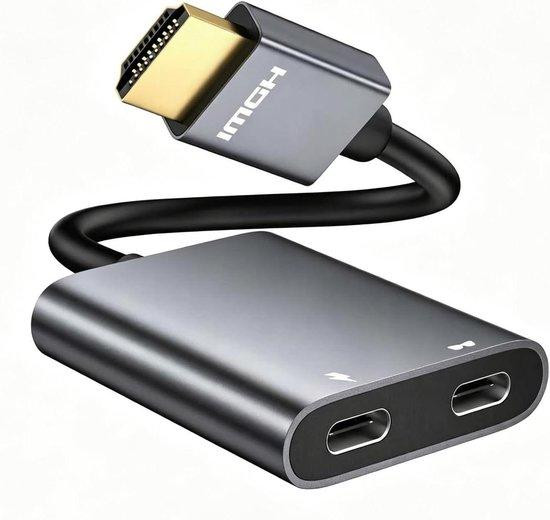 Multimedia Interface Adapter HD naar USB C - 4K 60Hz HDR - Grijs
