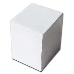 Notizzettel 9.2 cm  x 7.6 cm weiß