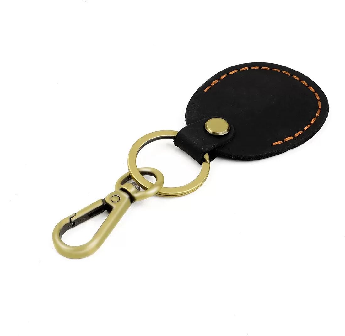 INF Universal Leder Schlüsselanhänger kompatibel mit AirTag Schutzhülle Locator Fob
