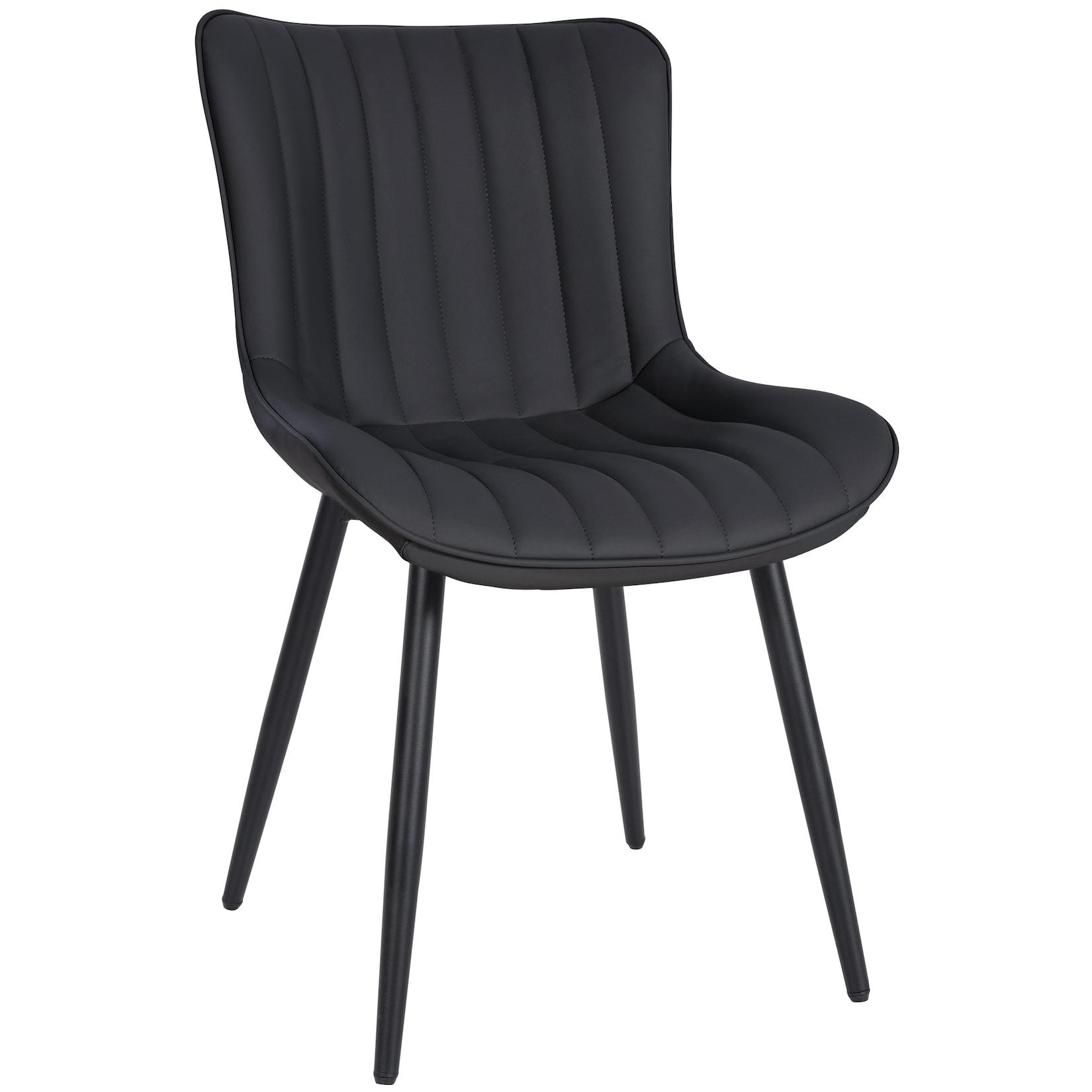 CLP Stuhl Largo Kunstleder - Farbe: schwarz, Material: Kunstleder