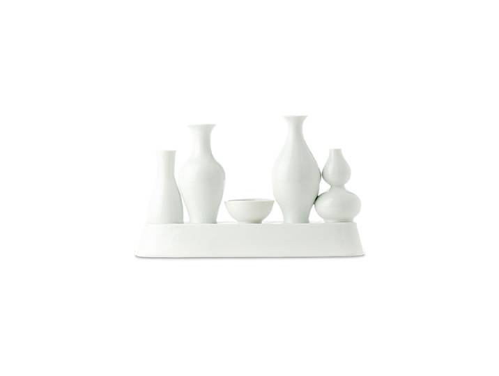 Handgefertigte Design Vase „Shanghai“ Weiss Pols Potten