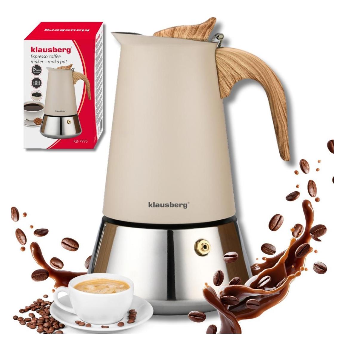 Klausberg KAWIARKA ZAPARZACZ DO KAWY 600ml KB-7997 INDUKCJA (12 Tassen) (67148172)