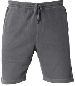 Independent Trading Co. PRM50STPD Men's Pigment-Dyed Fleece Shorts in Pigment Black size XL   Cotton/Polyester Blend