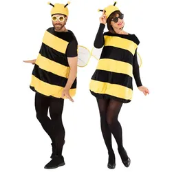 buttinette Kostüm "Hummel" unisex, schwarz/gelb