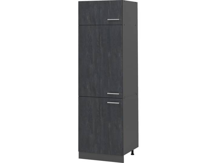Armoire pour frigo Vicco R-Line Béton noir 60cm\, Model 47501