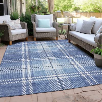 Addison Rugs Machine Washable Indoor/ Outdoor Chantille Plaid Cozy Rug