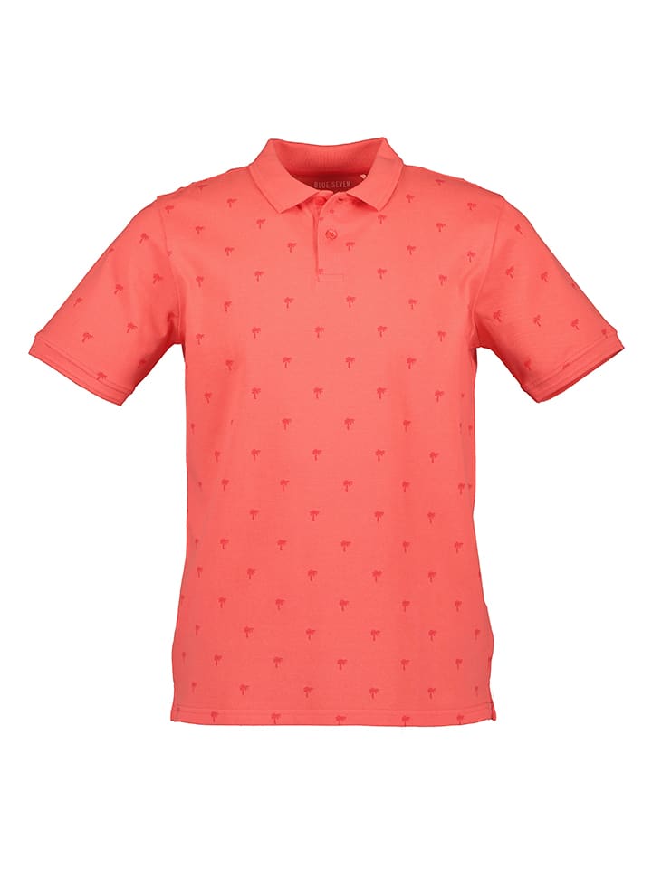 Blue Seven Poloshirt in Orange - L