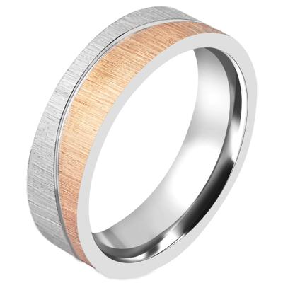 Fingerring ADELIA´S "Herren Ring aus Edelstahl" Gr. 62, rosa (silber), Fingerringe, Herren, 62, Edelstahl, Fingerring