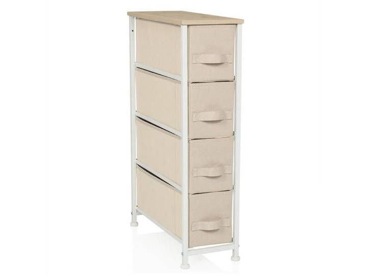 Commode - hjh LIVING - FOLDRESS S - Beige - Tissu