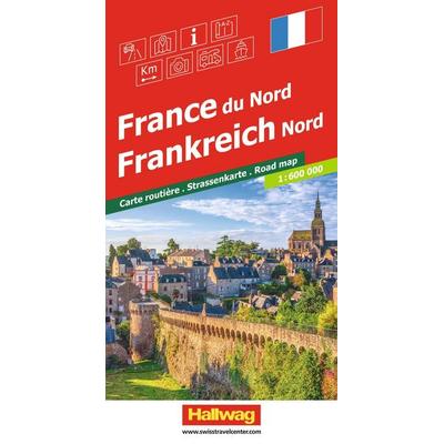 Hallwag Strassenkarte Frankreich Nord 1:600.000, Sonstige von , Hallwag, 978-3-8283-1054-4
