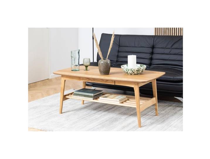 AC Design Furniture Salontisch AC Design Eiche B 130 T 70 cm - Material: Holz - Salontisch