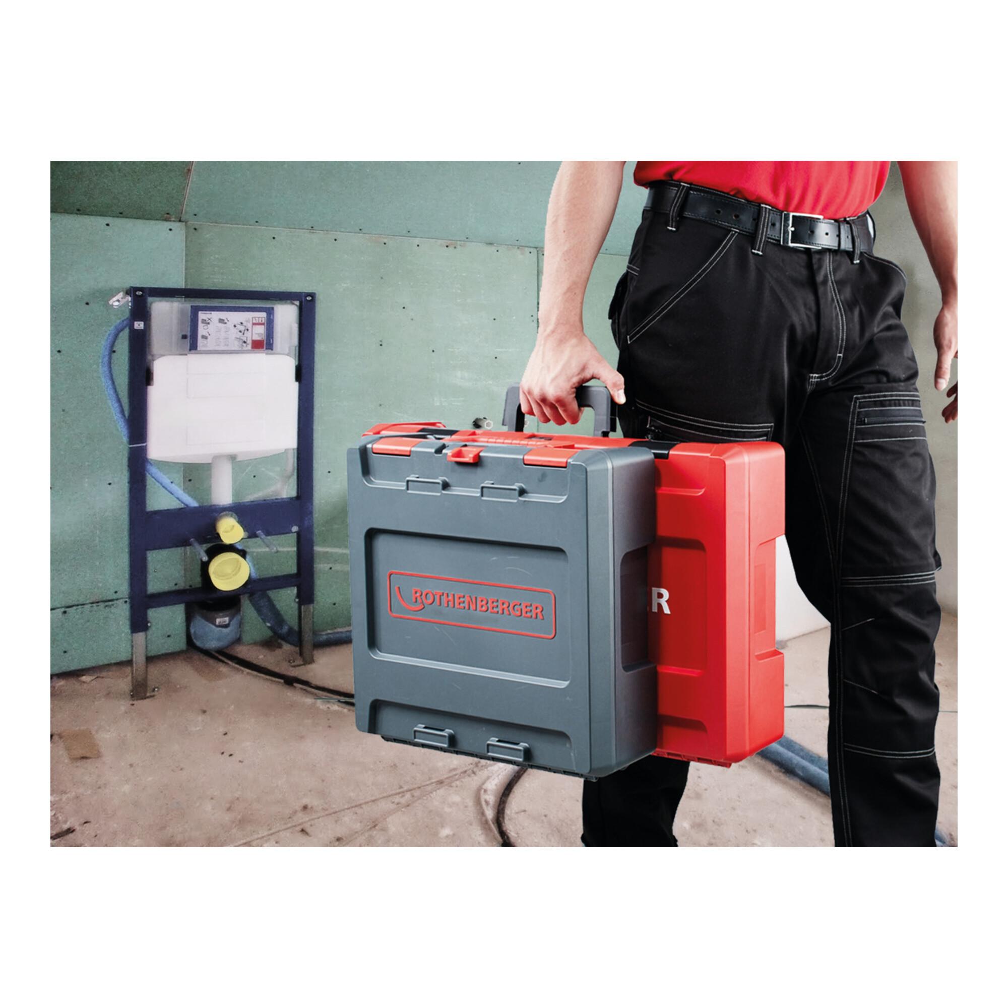 Rothenberger ROCASE 4212 Anthrazit mit Clip für Bedienungsanleitung (1300003649)