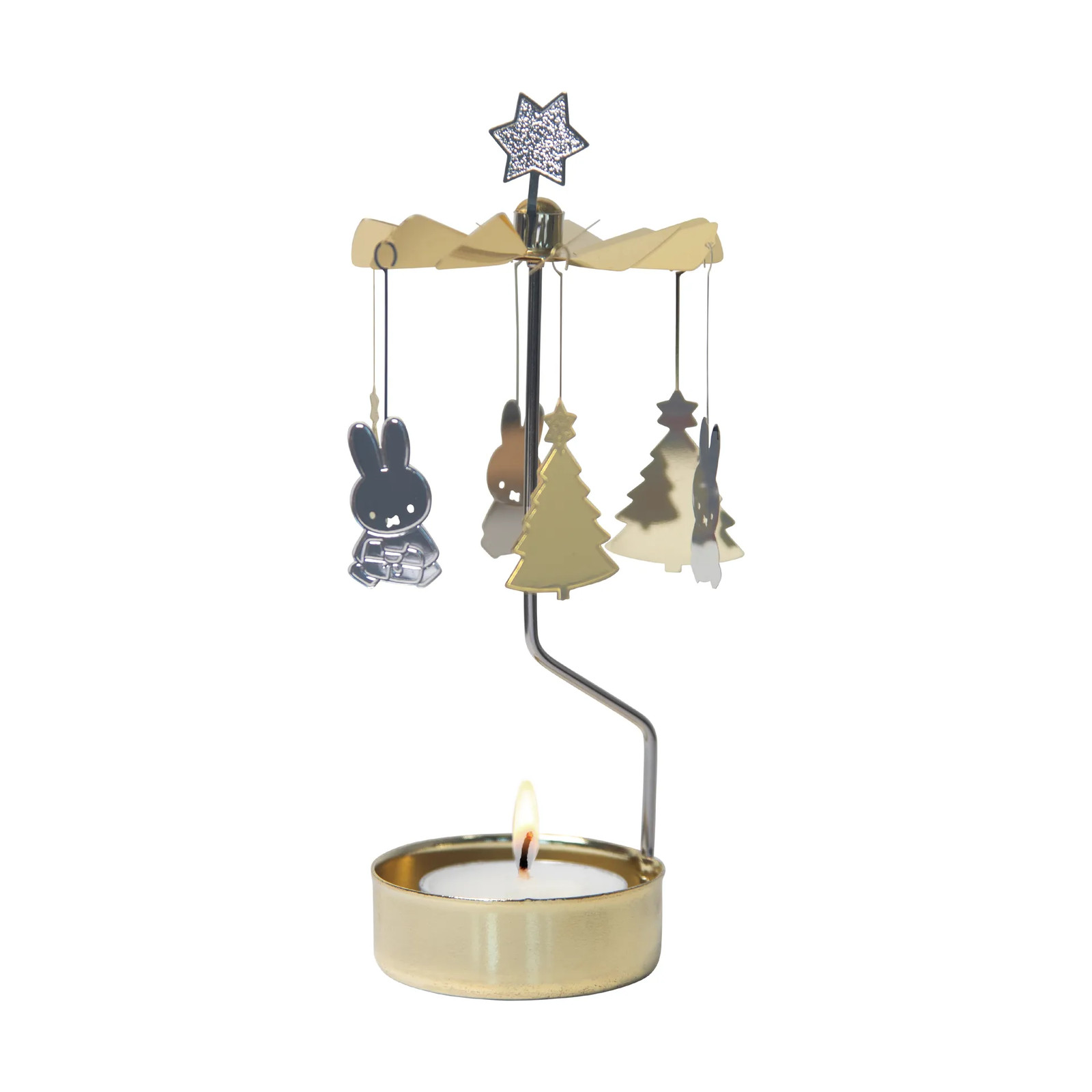 Pluto Design Miffy Kerstmis Engelspel Silver-goud