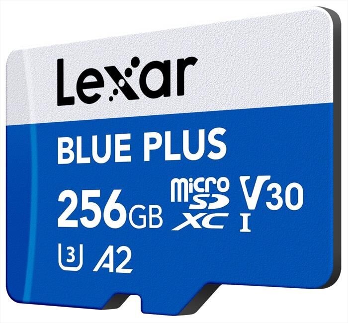 Lexar 256gb Microsdxc Plus-blue/white