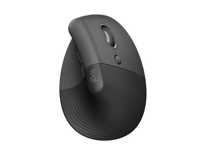 Logitech Souris ergonomique verticale Lift graphite
