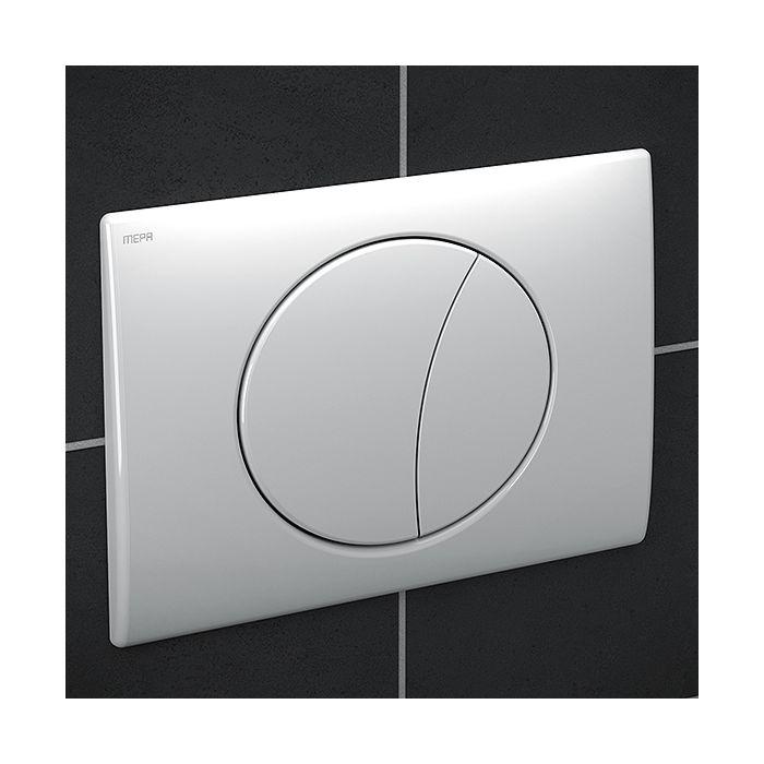 Mepa Sun Betätigungsplatte 421660 weiß, 2-Mengenspülung