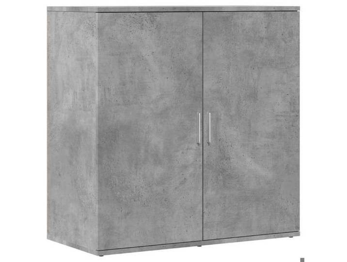 Saison Soldes  Buffet Gris béton - SARAZYJ - Meuble bas - avec stockage - 79x38x80 cm bois d'ingénierie MM4766