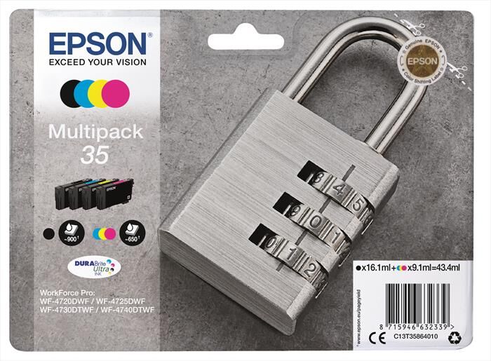 Epson C13t35864020-multipack 4 Colori (ncmg)