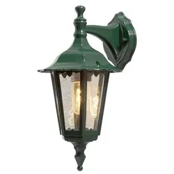 Konstsmide Wandleuchte Firenze, grun, klares Glas 7231-600