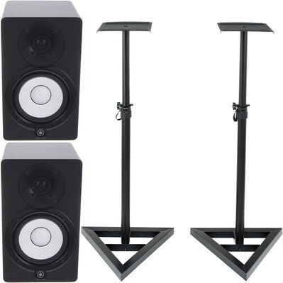 Yamaha HS 5 Stand Bundle Schwarz