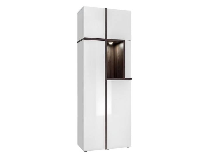 JVmoebel Vitrine Moderner weißer Holzschrank mit eleganter Ästhetik und Langlebigkeit (1-St) Made in Europa