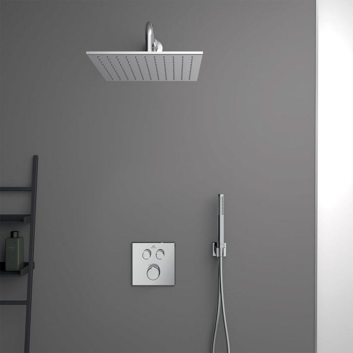 Ideal Standard Ceratherm Navigo badkameraccessoireset met thermostaat en safety stop
