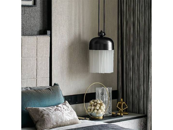 SANDYHA moderne LED Multi tête Tube de verre suspension Unique éclairage à la maison pour salon salle à manger chambre élégant élégant