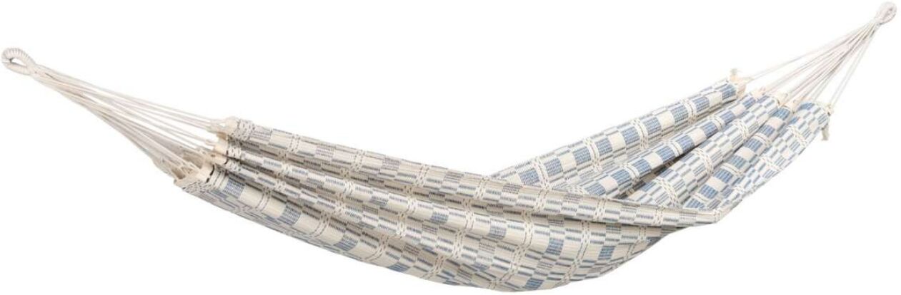 Hamac brésilien XXL CARIOCA Amazonas bleu jacquard 3 personnes