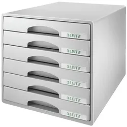 Leitz Schubladenbox 5212 »PLUS« grau, 28.7x27x36.3 cm