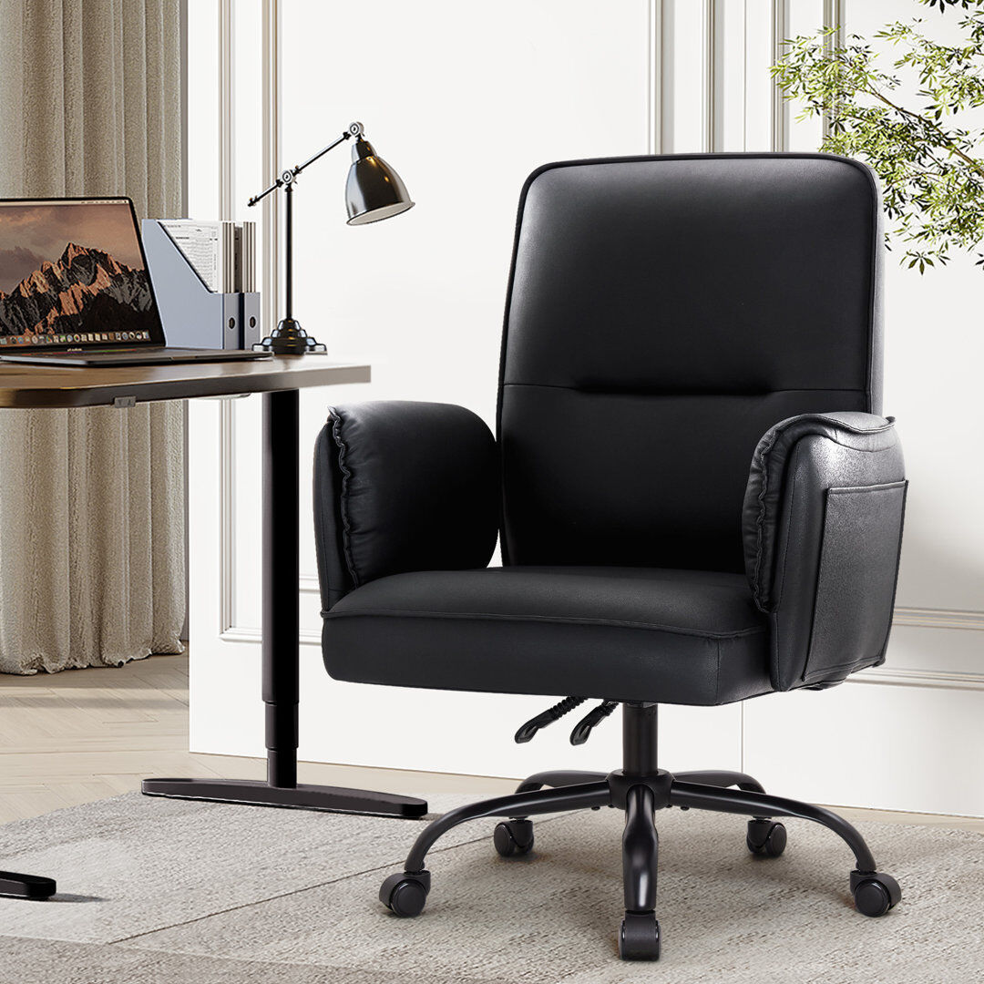 Corrigan Studio Office Chair Black 105cm H X 77cm W X 54cm D