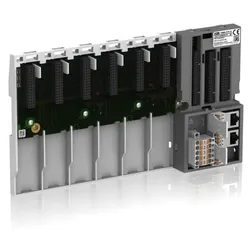 ABB TB5660-2ETH-XC Modulträger,6xPlätz,2xETHERNET RJ45,1xCOM, 24VDC,CAN Stecker,Federzugklemmen,Outdoor 1SAP316300R0278