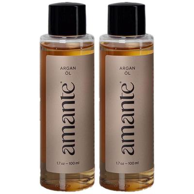 Arganöl 100% rein Hautpflegeöl Amante 2x 2x100 ml Öl