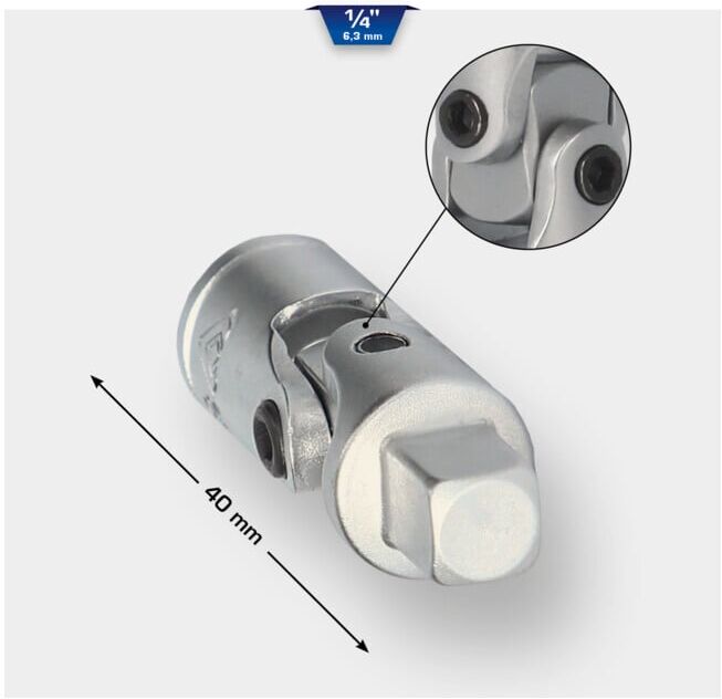 Brilliant Tools Cardan universel 1/4 pouce (BT020906)