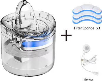 Inspire Curations AquaSense Motion Sensor Pet Water Fountain 3 Chip And Sesnor uk
