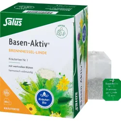 Basen-Aktiv Tee Nr. 1 Brennnessel-Linde Bio Salus 40 ST