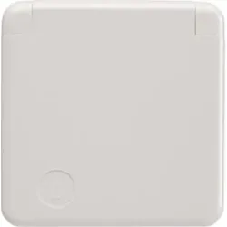 Berker Steckdose 1-fach polws glz UP Klappd IP44 421109 IP20