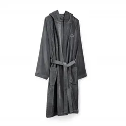 Kleine Wolke Frottier-Bademantel CHILL Anthrazit L/XL