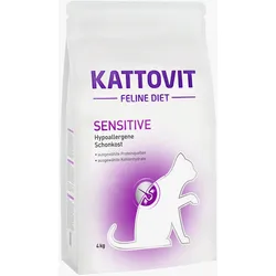 KATTOVIT Feline Sensitive Katzentrockenfutter Diätnahrung 4 Kilogramm