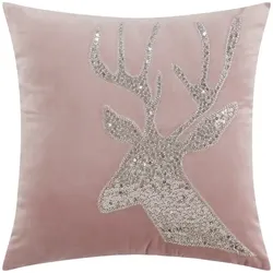 Kissen  Hirsch ¦ rosa/pink ¦ Maße (cm): B: 45