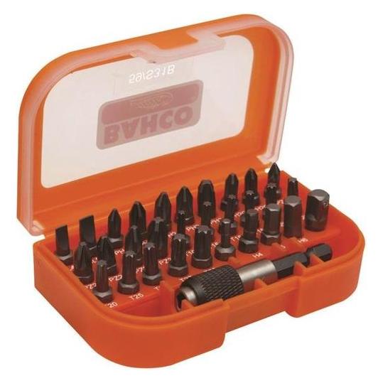 Bahco bitssaet 1/4" 31 dele LIGE-PH-PH2G-PZ-TX-HEX (59/S31B-IP)