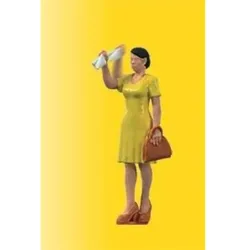 Viessmann Winkende Frau mit bewegtem Arm