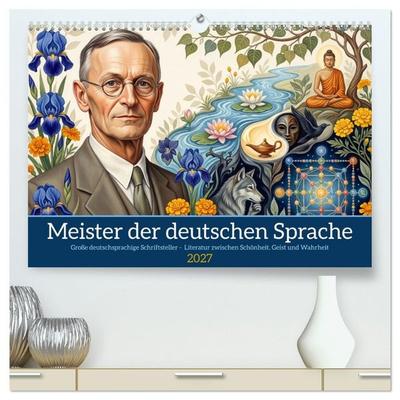 Meister der deutschen Sprache (hochwertiger Premium Wandkalender 2027 DIN A2 quer), Kunstdruck in Hochglanz